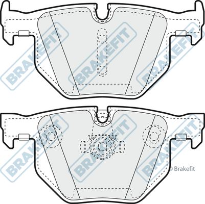 APEC BRAKING Piduriklotsi komplekt,ketaspidur PD3154